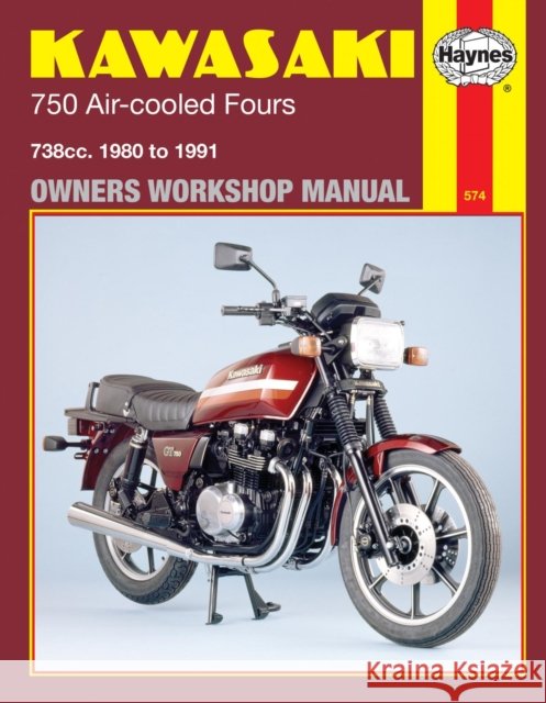 Kawasaki 750 Air-Cooled Fours (80 - 91) Haynes Publishing 9781850108283 Haynes Manuals Inc