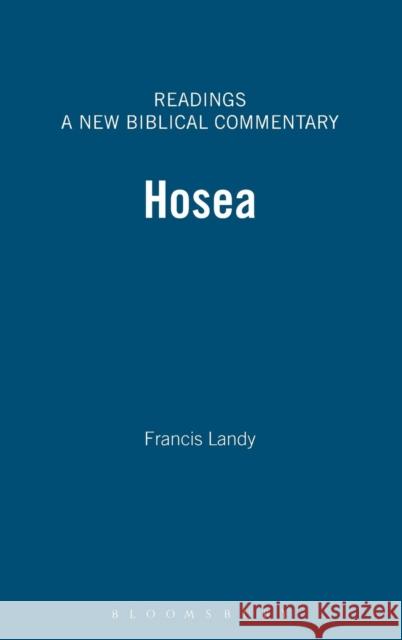 Hosea Francis Landy 9781850755494 Sheffield Academic Press