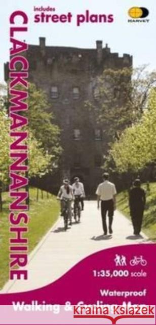 Clackmannanshire: Walking and Cycling Harvey Map Services Ltd. 9781851374083 Harvey Map Services Ltd