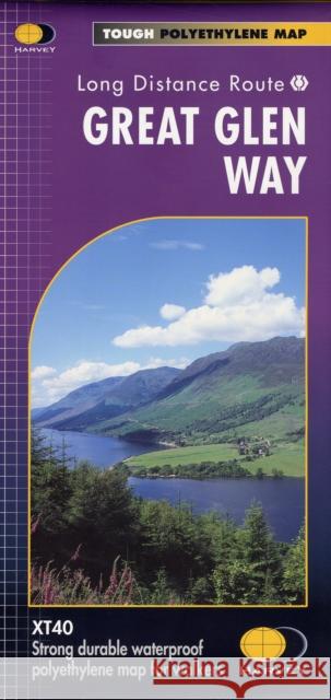 Great Glen Way Harvey Map Services Ltd. 9781851374632 Harvey Map Services Ltd