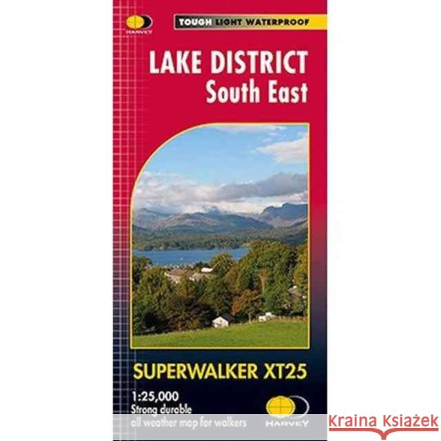 Lake District South East  9781851375486 Harvey Map Services Ltd