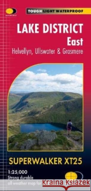 Lake District East: Helvellyn, Ullswater & Grasmere  9781851376438 Harvey Map Services Ltd