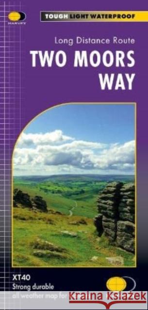 Two Moors Way  9781851376469 Harvey Map Services Ltd