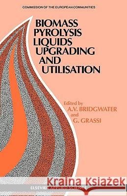 Biomass Pyrolysis Liquids Upgrading and Utilization A. V. Bridgwater G. Grassi A. V. Bridgwater 9781851665655 Elsevier Science & Technology