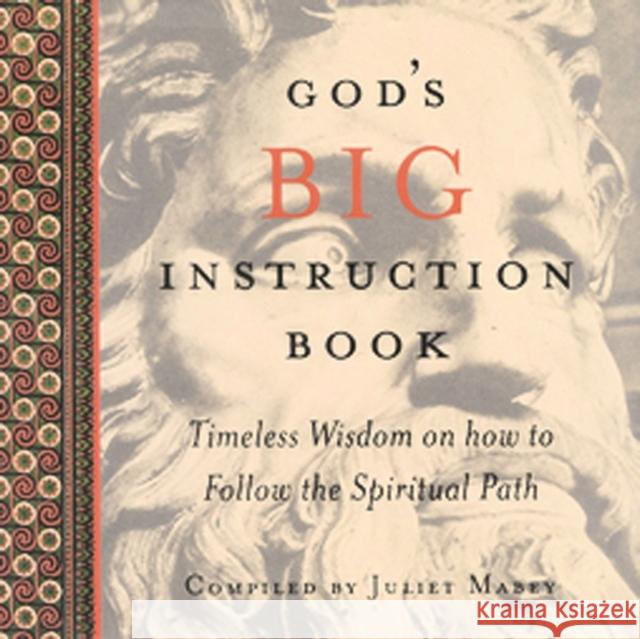 God's Big Instruction Book: Timeless Wisdom on How to Follow the Spiritual Path Mabey, Juliet 9781851681709 Oneworld Publications