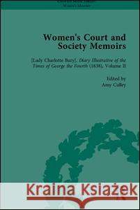 Women's Court and Society Memoirs, Part I  9781851968770 Pickering & Chatto (Publishers) Ltd