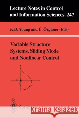 Variable Structure Systems, Sliding Mode and Nonlinear Control K. D. Young 9781852331979 Springer