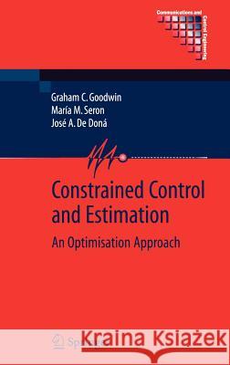 Constrained Control and Estimation: An Optimisation Approach Jose D Graham C. Goodwin Maria M. Seron 9781852335489 Springer