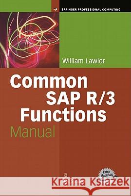 Common SAP R/3 Functions Manual William Lawlor 9781852337759 Springer London Ltd