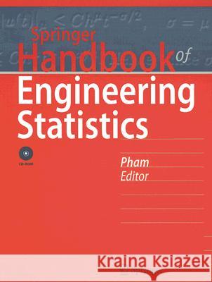 springer handbook of engineering statistics  Hoang Pham 9781852338060 Springer