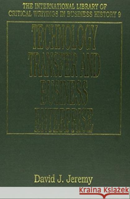 Technology Transfer and Business Enterprise  9781852787271 Edward Elgar Publishing Ltd