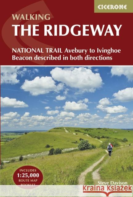 The Ridgeway National Trail: Avebury to Ivinghoe Beacon described in both directions Davison, Steve 9781852848743 Cicerone Press