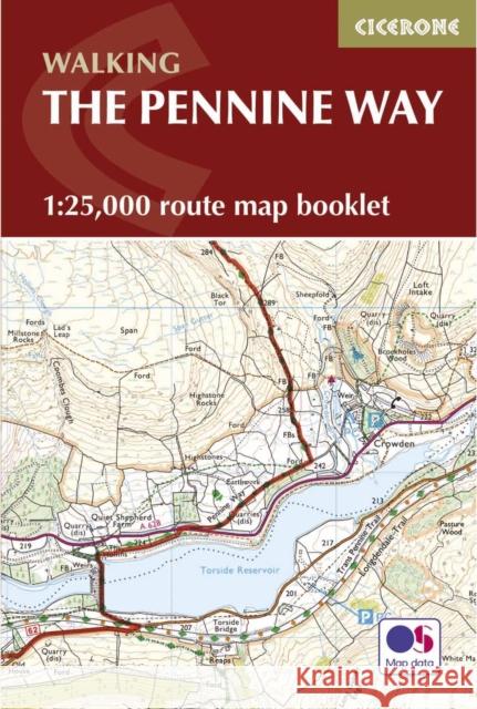 Pennine Way Map Booklet: 1:25,000 OS Route Mapping Paddy Dillon 9781852849078