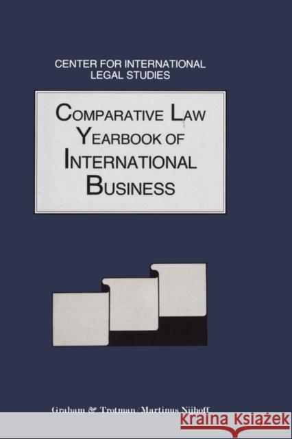 Comparative Law Yearbook of International Business 1993 Campbell, Dennis 9781853337888