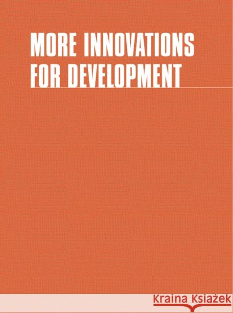More Innovations for Development Gillis Een Sten Joste 9781853391026 Practical Action