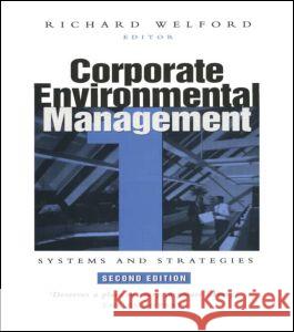 Corporate Environmental Management 1  9781853835599 Taylor and Francis