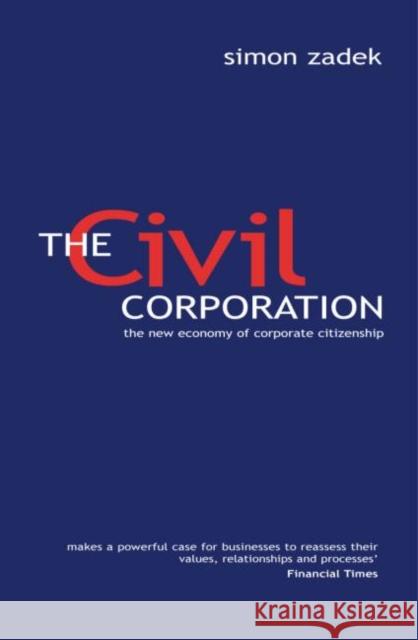 The Civil Corporation Simon Zadek 9781853839979