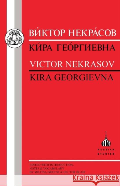 Nekrasov: Kira Georgievna Nekrasov, Victor 9781853992933 Duckworth Publishers