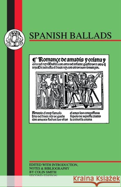 Spanish Ballads Smith, C. C. 9781853994456 Duckworth Publishers