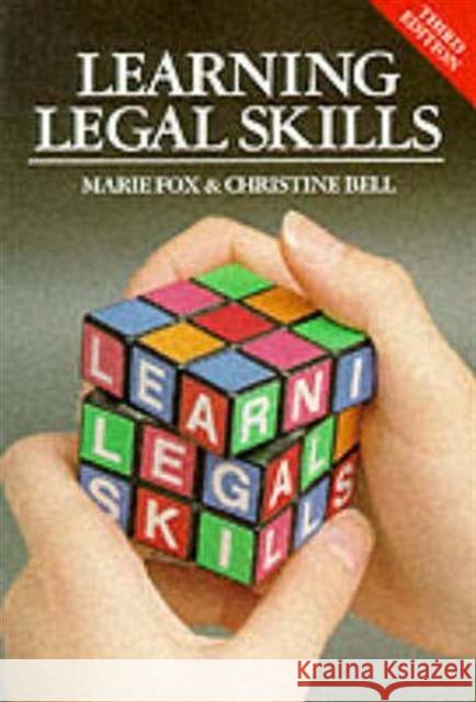 Learning Legal Skills Christine Bell 9781854317667 0