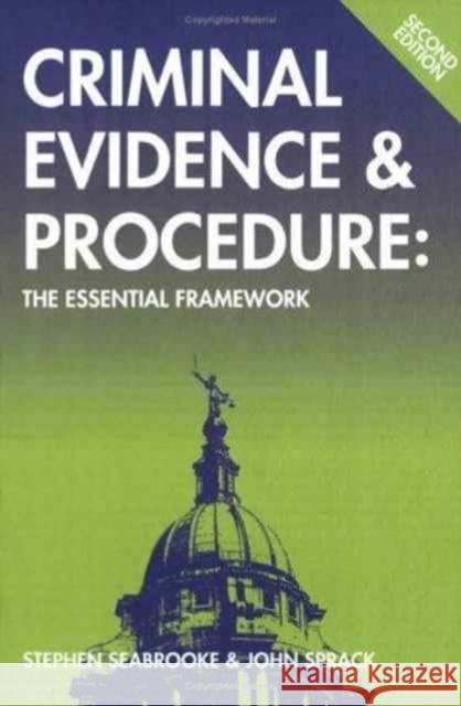 Criminal Evidence and Procedure : The Essential Framework  9781854318855 BLACKSTONE PRESS LTD