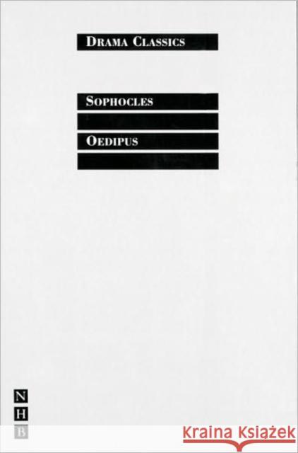 Oedipus Sophocles 9781854596109 Nick Hern Books