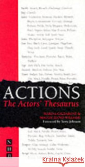 Actions: The Actors' Thesaurus Marinda Caldarone 9781854596741 Nick Hern Books