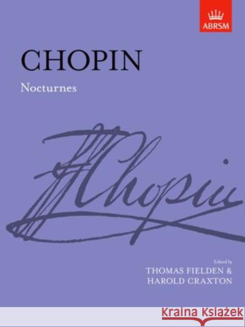 Nocturnes Frederic Chopin 9781854720948