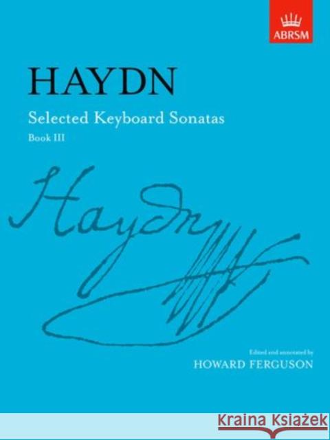 Selected Keyboard Sonatas, Book III  9781854722652 Associated Board of the Royal Schools of Musi