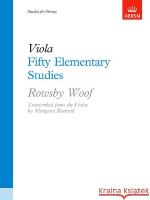 Fifty Elementary Studies  9781854724014 Associated Board of the Royal Schools of Musi