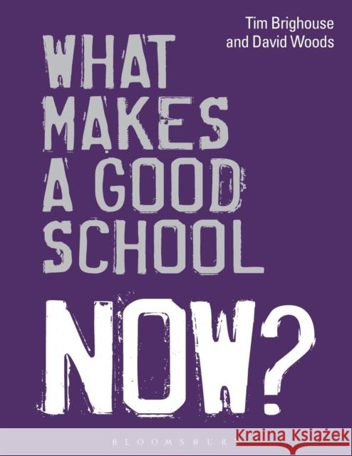 What Makes a Good School Now? Tim Brighouse 9781855390843
