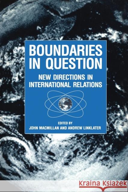 Boundaries in Question MacMillan, John 9781855672666