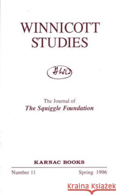 Winnicott Studies: No 11  9781855751316 Karnac Books