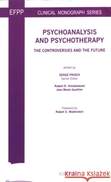 Psychoanalysis and Psychotherapy : The Controversies and the Future Serge Frisch 9781855752665 Karnac Books