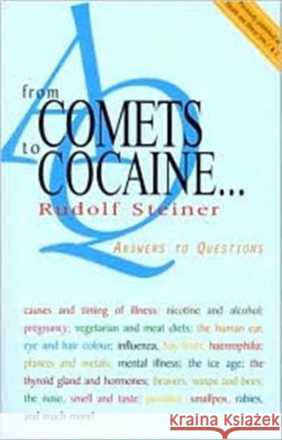 From Comets to Cocaine...: Answers to Questions Rudolf Steiner 9781855840881 Rudolf Steiner Press