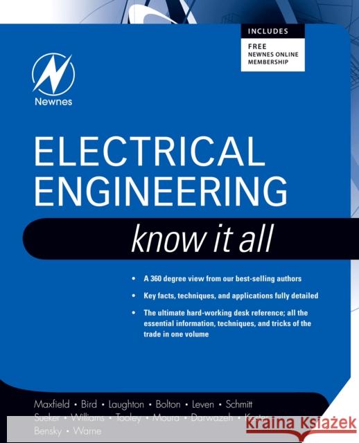 Electrical Engineering: Know It All  Maxfield 9781856175289 0