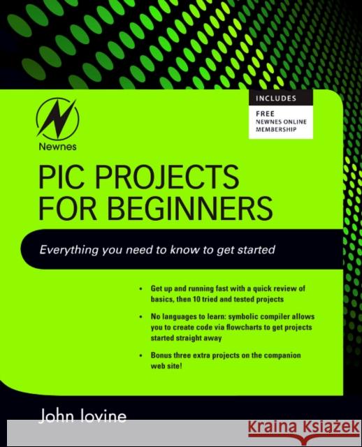 PIC Projects for Non-Programmers John Iovine 9781856176033 0