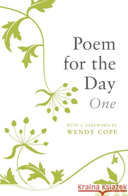 Poem for the Day: One Wendy Cope 9781856194990