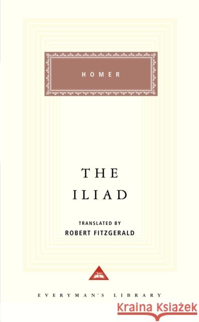 The Iliad  Homer 9781857150605 Everyman