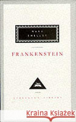Frankenstein Mary Wollstonecraft Shelley 9781857150629 EVERYMAN'S LIBRARY