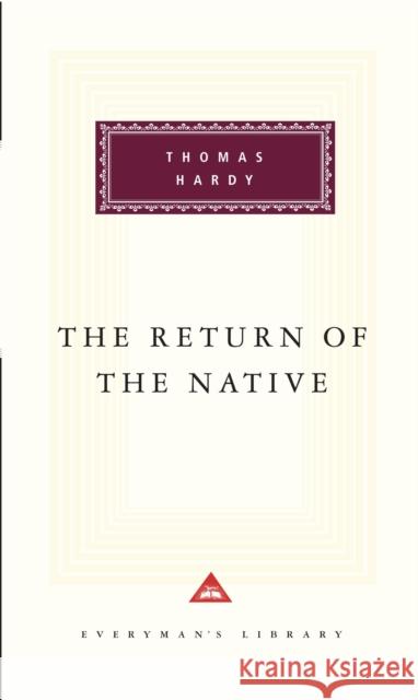 The Return Of The Native Thomas Hardy 9781857151169 Everyman