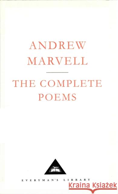 The Complete Poems Marvell, Andrew 9781857151534 Everyman