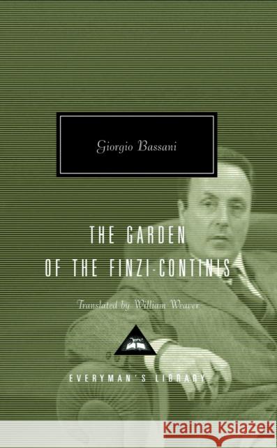 The Garden Of The Finzi-Continis Giorgio Bassani 9781857152883 0