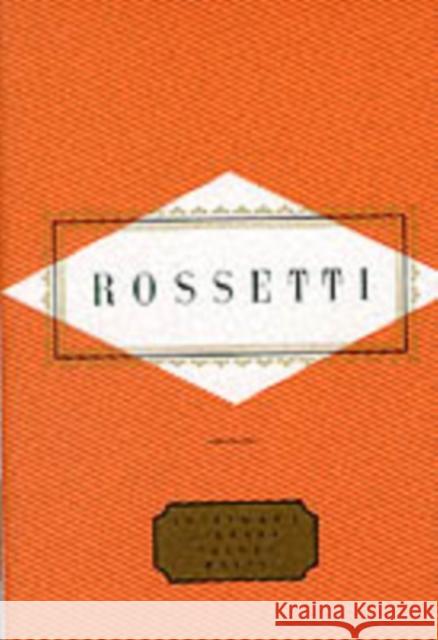 Rossetti Poems Christina Rossetti 9781857157024 Everyman