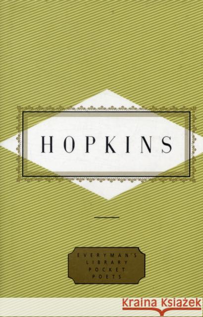 Hopkins Poems And Prose Gerard Manley Hopkins 9781857157215