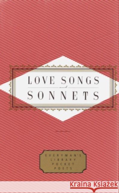 Love Songs And Sonnets Peter Washington 9781857157314