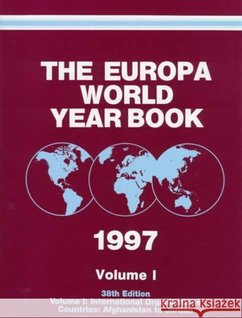 Europa World Year Bk 1997 Set    9781857430332 Taylor & Francis