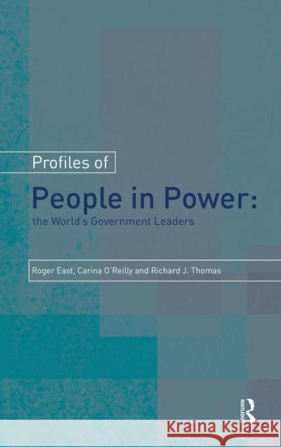 Profiles of People in Power: The World's Government Leaders Circa 9781857433463 Routledge