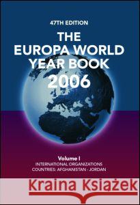 The Europa World Year Book Routledge 9781857433623 Routledge
