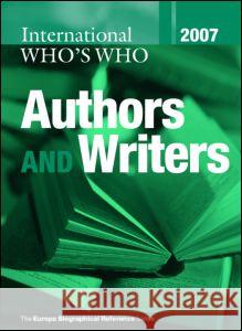 International Who's Who of Authors and Writers Routledge 9781857433852 Routledge